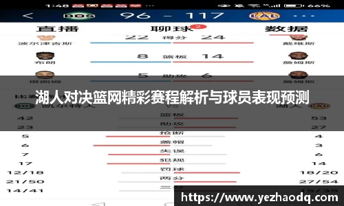 湖人对决篮网精彩赛程解析与球员表现预测